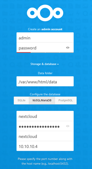 nextcloud-setup